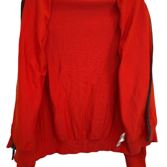 Michael Kors Men's Bold Red Full Zip Collared Bomber Jacket - Picture 5 of 8